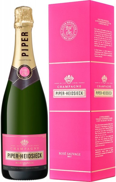 Шампанское Piper-Heidsieck, "Rose Sauvage", Champagne AOC, gift box "Wine Store"
