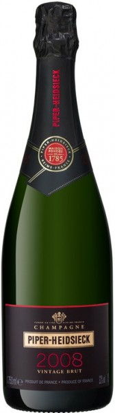 Шампанское Piper-Heidsieck, Vintage Brut, Champagne AOC, 2008
