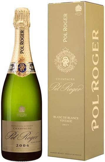 Шампанское Pol Roger, Blanc de Blancs, 2004, gift box