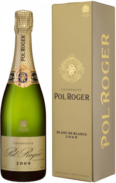 Шампанское Pol Roger, Blanc de Blancs, 2009, gift box