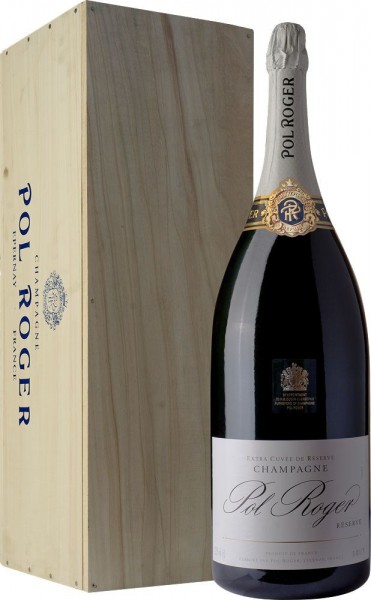 Шампанское Pol Roger, Brut Reserve, Extra Cuvee de Reserve, wooden box, 6 л