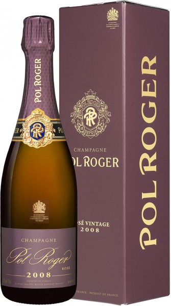 Шампанское Pol Roger, Brut Rose, 2008, gift box