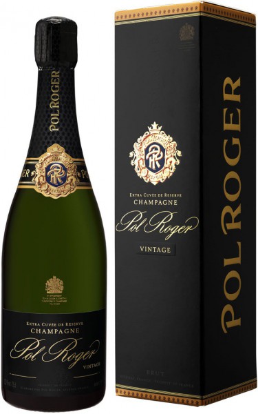 Шампанское Pol Roger, Brut Vintage, 2004, gift box