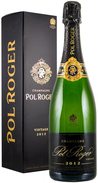 Шампанское Pol Roger, Brut Vintage, 2012, gift box