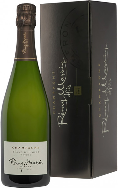 Шампанское Remy Massin, Blanc de Noirs Brut Nature, Champagne AOC, gift box