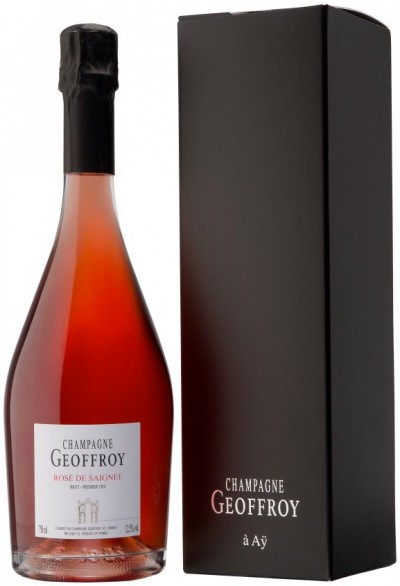 Шампанское Rene Geoffroy, Champagne 1-er cru "Rose de Saignee", gift box