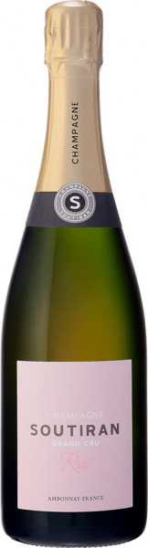 Шампанское Soutiran, Grand Cru Brut Rose, Champagne AOC
