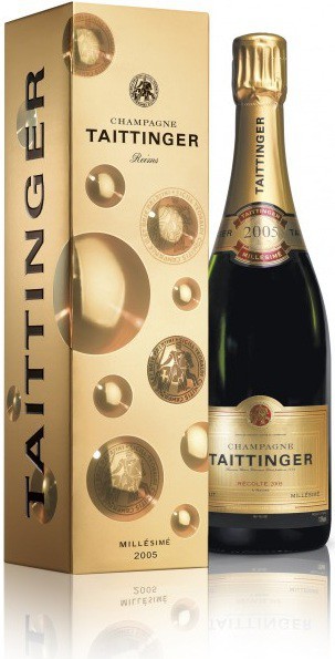 Шампанское Taittinger, Brut Millesime, 2005, gift box
