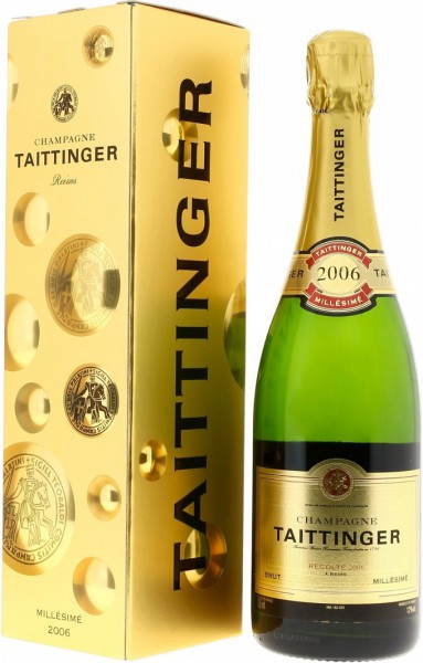 Шампанское Taittinger, Brut Millesime, 2006, gift box