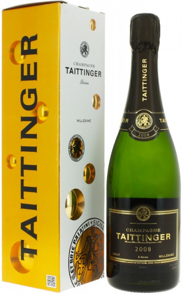 Шампанское Taittinger, Brut Millesime, 2008, gift box