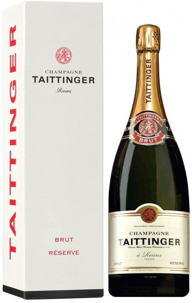 Шампанское Taittinger, Brut Reserve, gift box, 1.5 л