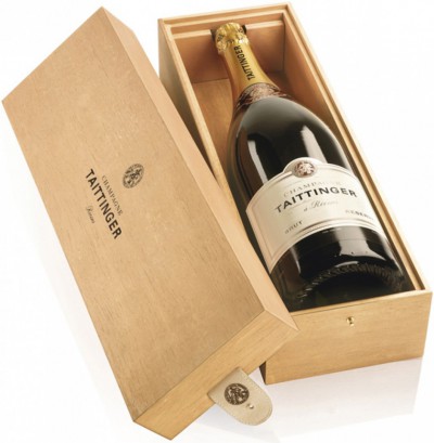 Шампанское Taittinger, Brut Reserve, wooden box, 3 л