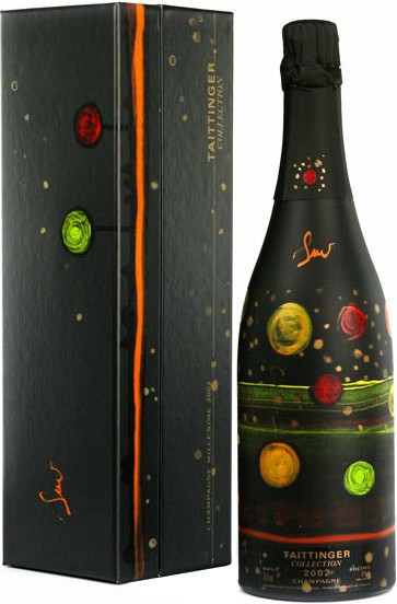 Шампанское "Taittinger Collection" Amadou Sow, 2002, gift box