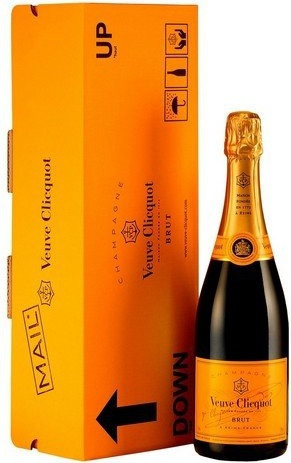 Шампанское Veuve Clicquot, Brut, gift box "Express"