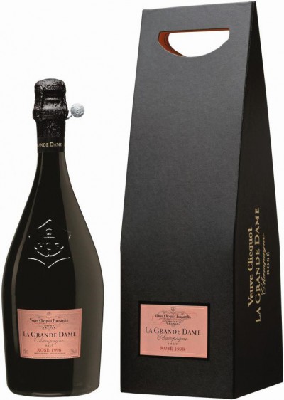 Шампанское Veuve Clicquot La Grande Dame Rose 1998 in gift box