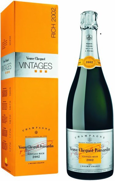 Шампанское Veuve Clicquot Rich Reserve 2002 with gift box
