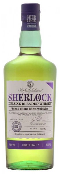 Виски "Sherlock" Blended Deluxe, 0.5 л