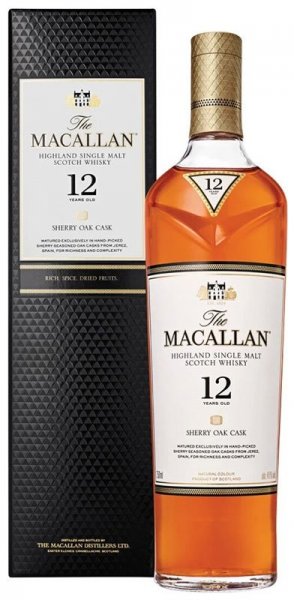 Виски Macallan, "Sherry Oak" 12 Years Old, gift box, 0.75 л