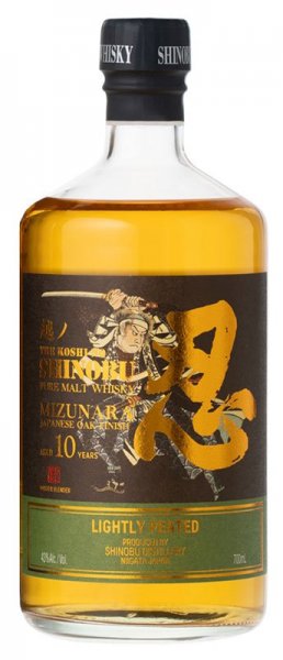 Виски "Shinobu" Lightly Peated Pure Malt 10 Years Old, Mizunara Japanese Oak Finish, 0.7 л
