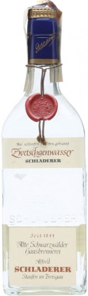 Шнапс Schladerer, Zwetschgenwasser, 0.35 л