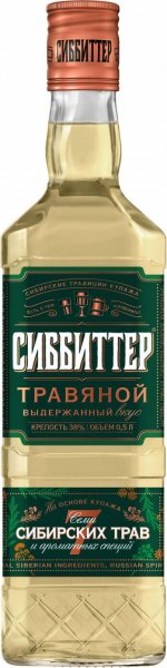 Ликер "Сиббиттер" Сибирский Специалитет, Сибирское разнотравье, настойка горькая, 0.5 л