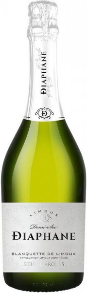 Игристое вино Sieur D'Arques, "Diaphane" Demi-Sec, Blanquette de Limoux AOC, 2020