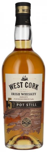 Виски "West Cork" Single Pot Still 5 Years Old, 0.7 л