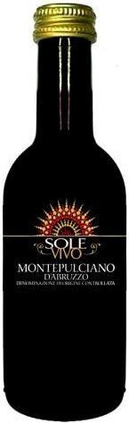 Вино "Sole Vivo" Montepulciano d'Abruzzo DOC, 2021, 250 мл