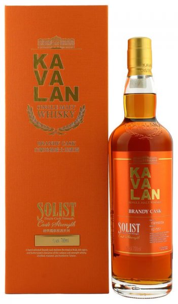 Виски Kavalan, "Solist" Brandy Single Cask (56,3%), gift box, 0.7 л