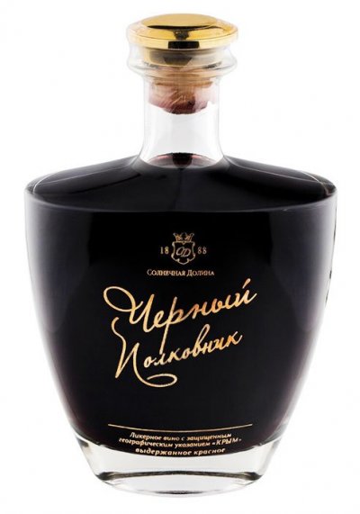 Вино Solnechnaya Dolina, "Chernyj Polkovnik", souvenir bottle