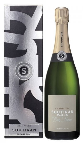 Шампанское Soutiran, Brut Nature Grand Cru, Champagne AOC, gift box