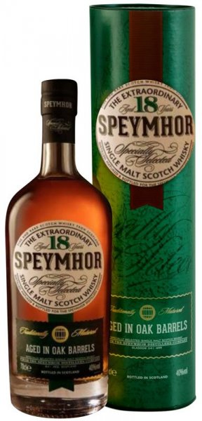Виски "Speymhor" 18 Years Old, gift tube, 0.7 л