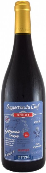 Вино "Suggestion du Chef" Typic Merlot, Atlantique IGP, 2021