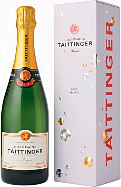 Шампанское Taittinger Brut Reserve, gift box