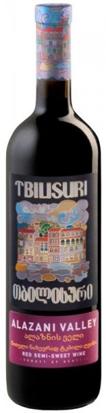 Вино "Tbilisuri" Alazani Valley, Red Semi-Sweet, 2022