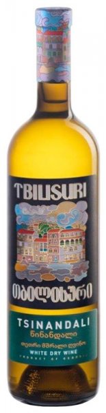 Вино "Tbilisuri" Tsinandali, White Dry, 2022