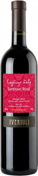Вино Tbilvino, "Iveriuli" Saperavi Rose