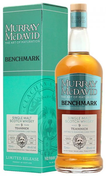 Виски Murray McDavid, "Benchmark" Teaninich 9 Years Old, gift box, 0.7 л