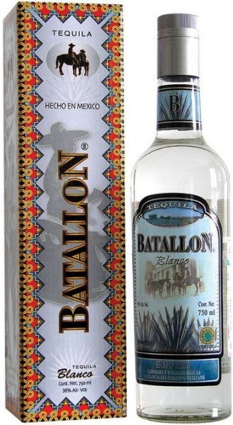 Текила "Batallon" Blanco, gift box, 0.75 л