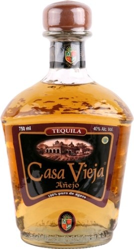 Текила "Casa Vieja" Anejo, in box with 2 glasses, 0.75 л