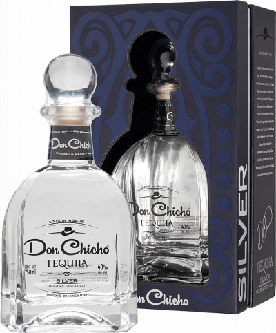 Текила "Don Chicho" Silver, gift box, 0.75 л