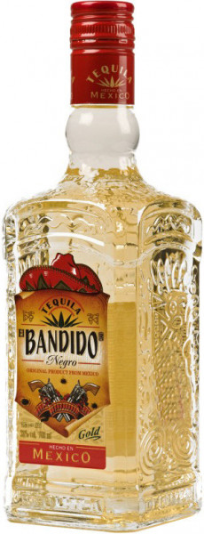 Текила "El Bandido Negro" Gold, 0.7 л