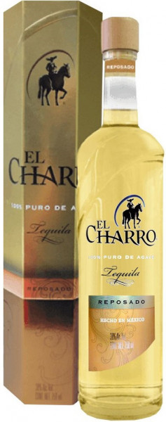Текила "El Charro" Reposado, gift box, 0.75 л