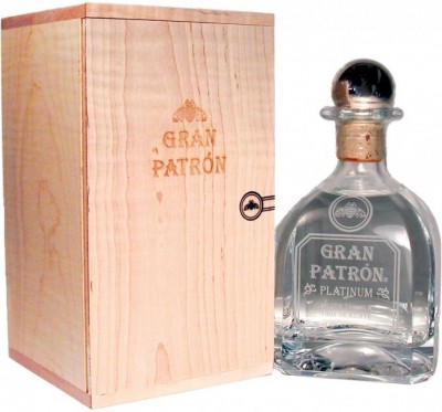 Текила "Gran Patron" Platinum, wooden box, 0.75 л