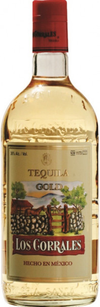 Текила "Los Corrales" Gold, 0.7 л