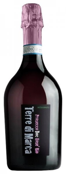 Игристое вино "Terre di Marca" Rose Extra-Dry Millesimato, Prosecco Bio DOC, 2021