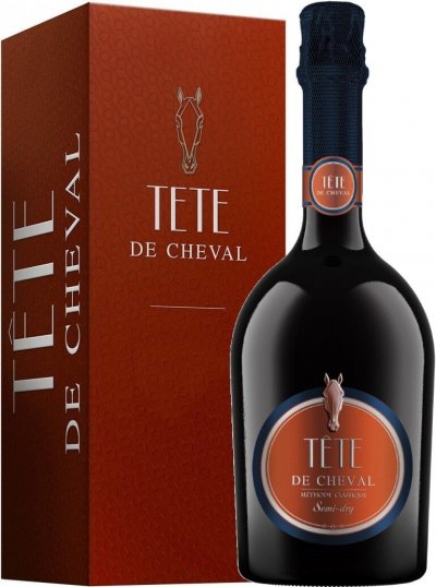 Игристое вино "Tete de Cheval" Semi-dry, gift box