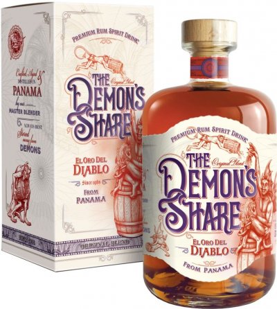 Ром "The Demon's Share" 3 Years Old, gift box, 0.7 л