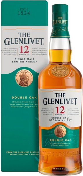 Виски The Glenlivet 12 years, with box, 1 л