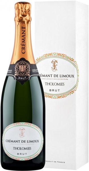 Игристое вино "Tholomies" Brut, Cremant de Limoux AOC, gift box